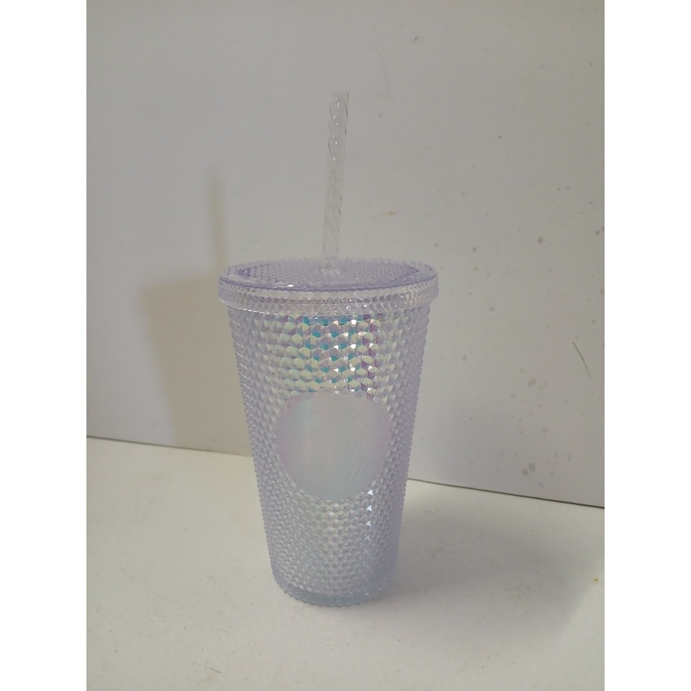 Starbucks Summer 2023 Unicorn Iridescent Bling Studded‎ 16oz Cold Tumbler